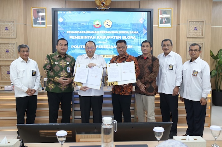 Pemkab Blora Teken PKS Pembangunan SDM dengan Politeknik PU